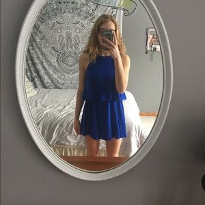 Target blue flowy dress